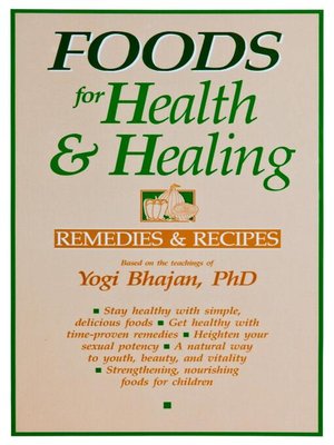 cover image of Foods for Health and Healing